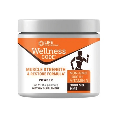 Life Extension Wellness Code Muscle Strength & Restore Formula 94,2 g prášok