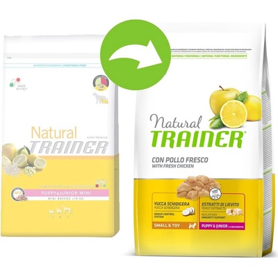 Nova Foods Trainer Natural Small and Toy Puppy & Junior, kura 2 kg