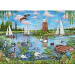 Ravensburger - Puzzle Life along the Broads - 1 000 piese