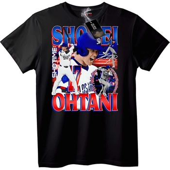 NOONEBRAND Тениска Ohtani бейзбол - S, Black