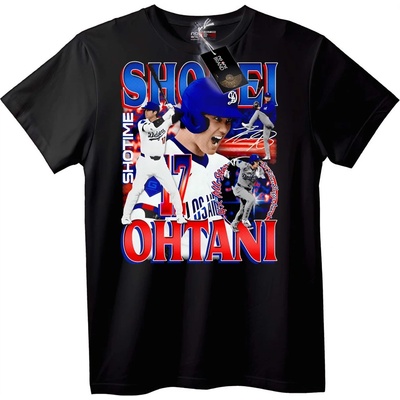 NOONEBRAND Тениска Ohtani бейзбол - S, Black