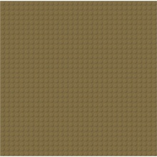 BRIXIES Plus 225.022 Základná podložka na stavanie - tmavo hnedá 25,5 x 25,5 cm