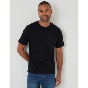 Threadbare Тениска Threadbare Men's Havana Regular Fit T-Shirt - Black