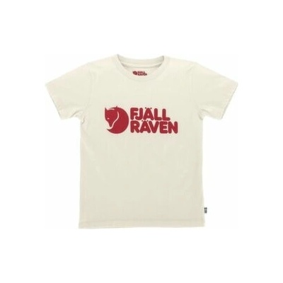 Fjällräven Logo T-shirt Kids Chalk White