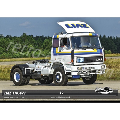 Pohlednice TRUCK č. 19 - LIAZ 110.471 tahač návěsů (1984 - 1997)