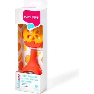 BabyOno hrkajúce oranžová 499/01