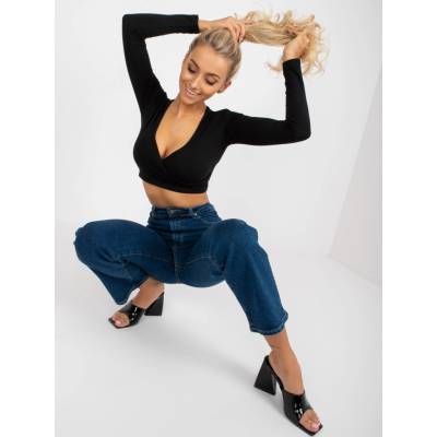 Rue Paris Trousers jeans-RO-SP-2402.10-dark blue