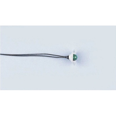Graupner Žárovičky 4mm s kabelem zelené 10 ks 353.3G