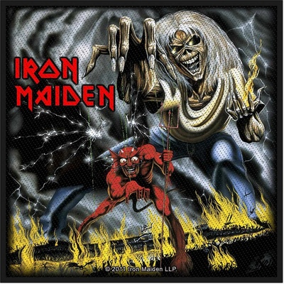 Nažehlovačka Iron Maiden - Number of the Beast