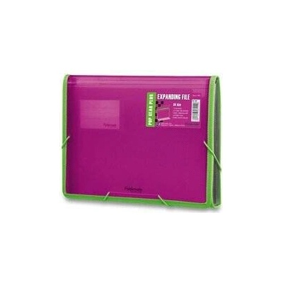 Foldermate POPGEAR PLUS aktovka na dokumenty A4 fialová, s přihrádkami