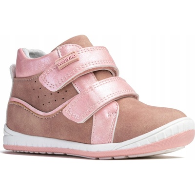 Wojtylko 1T23701 dievčenské poltopánky ružové