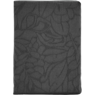 Södahl Покривка за маса Abstract Leaves Damask 140 x 320 см сива (28916)