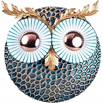 ASIR Kovová nástěnná dekorace OWL měď
