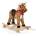 Moni Toys Люлка плюшена кон Chipper кафе колелца (106085)