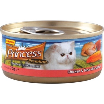 PRINCESS Tins Cat kura tuniak losos 70 g