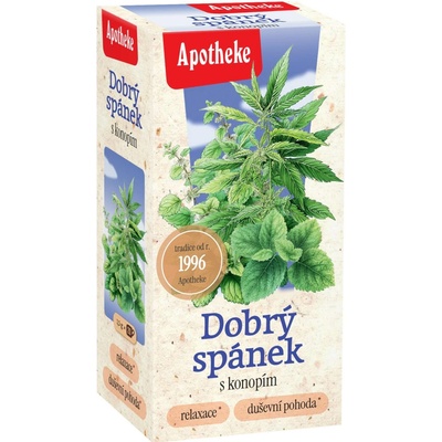 APOTHEKE čaj Dobrý spánek s konopím 20 x 1.5 g