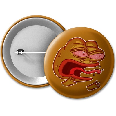 MemeMerch placka Angry Pepe