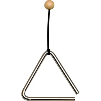 Goldon Triangel s paličkou oceľ 10 cm