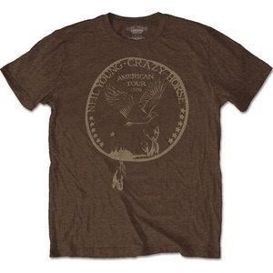Neil Young Tour '76 Seal Brown S Риза (NYTS05MBR01)