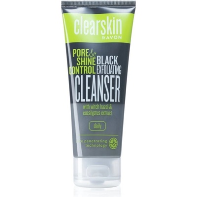 Avon Clearskin Pore & Shine Control povzbuzující peeling 75 ml