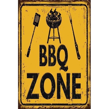 Ceduľa BBQ Zone