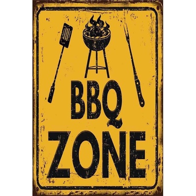 Ceduľa BBQ Zone