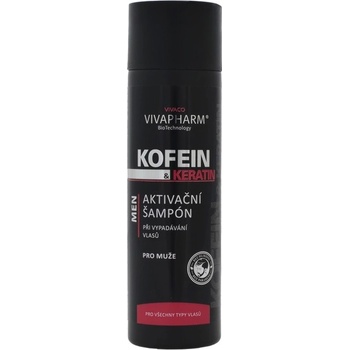 Vivaco kofeínový šampón s keratínom 200 ml
