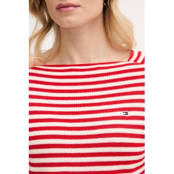 Tommy Hilfiger пуловер дамски от памук (WW0WW48470)