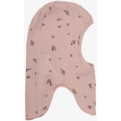 Dětská kukla jednovrstvá z merino vlny a hedvábí pro děti Pale Mauve růžová Fixoni