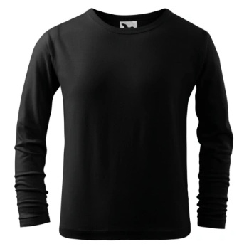 Image 1 of MALFINI Fit-T LS детска тениска с дълъг ръкав, черна (12101)