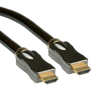 Roline Кабел Roline 11.04. 5681, от HDMI(м) към HDMI(м), 2m, черен (11.04.5681)