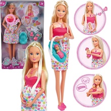 New Born Baby set Steffi maminka s miminkem na baterie Zvuk