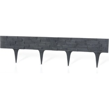 Gardenplast Zahradní palisáda Stone Palisade 9,5 cm / 0,8 m antracit 1 ks