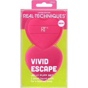 Real Techniques КОМПЛЕКТ REAL TECHNIQUES Jellybelly Puff Set Гъби за грим дамски