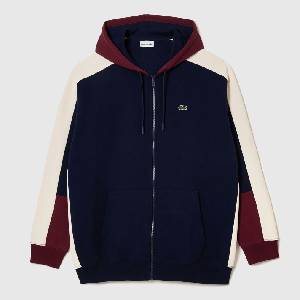 Lacoste Суичър Lacoste Full-Zip Hoodie - Navy