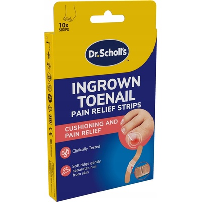 Dr. Scholl's Náplasti na zarostlé nehty na nohou 10 ks – Hledejceny.cz