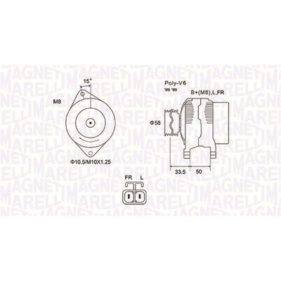 Generátor MAGNETI MARELLI 063732020010