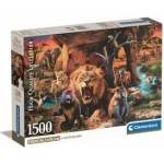Clementoni -CLE puzzle 1500 Compact The Tribal Society 31722