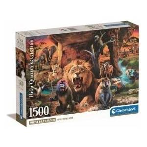 Clementoni -CLE puzzle 1500 Compact The Tribal Society 31722