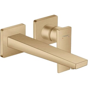 Hansgrohe Metropol - Смесител за мивка за вграждане, за двуотворен монтаж, четкан бронз 32526140 (32526140)