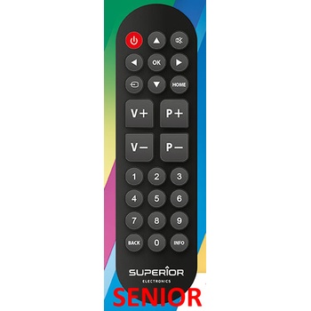 Dálkový ovladač Emerx LG pro seniory, juniory, hotely či nemocnice