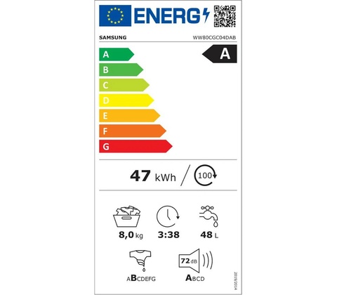 Samsung WW80CGC04DAB