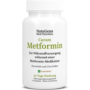 NatuGena CuramMetformin (витамини и минерали в подкрепа на кръвната захар) x 60 капсули (573029 (2100002) NTG)