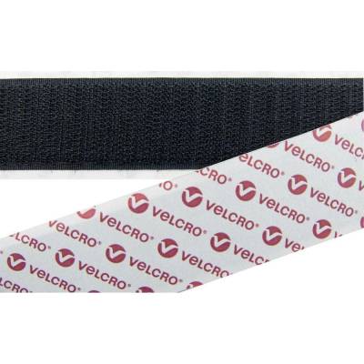 VELCRO® E08810033011425 pásek se suchým zipem, lepicí, háčková část, (d x š) 25000 mm x 100 mm, černá, 25 m