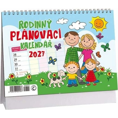 stolní Rodinný plánovací 23cm x 16cm, K897 2027