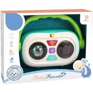Man Yuk Toys Първото ми радио - музикална, светеща бебешка играчка, 16 см, различни видове (503-12)