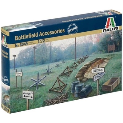 Italeri diorama WWII BATTLEFIELD ACCESSORIES 1:72