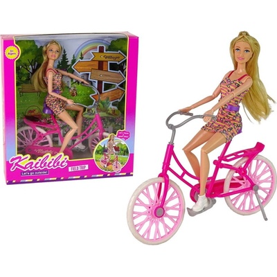 Lean Toys Panenka na růžovém kole