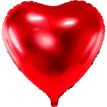 Fóliový balón Srdce červený 61cm