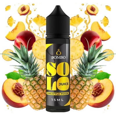 Bombo Solo Juice S & V Pineapple Peach 15 ml – Zbozi.Blesk.cz